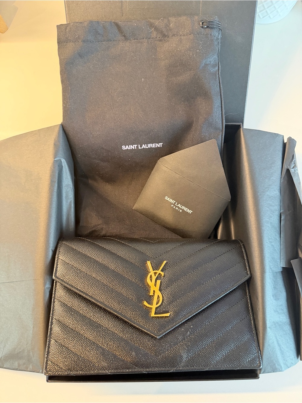 YSL CROSSBODY CLUTCH